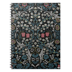 Carnet William Morris Blackthorn Floral Art Nouveau