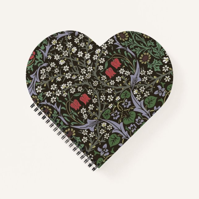 Carnet William Morris Blackthorn Tapisserie Florale (Devant)