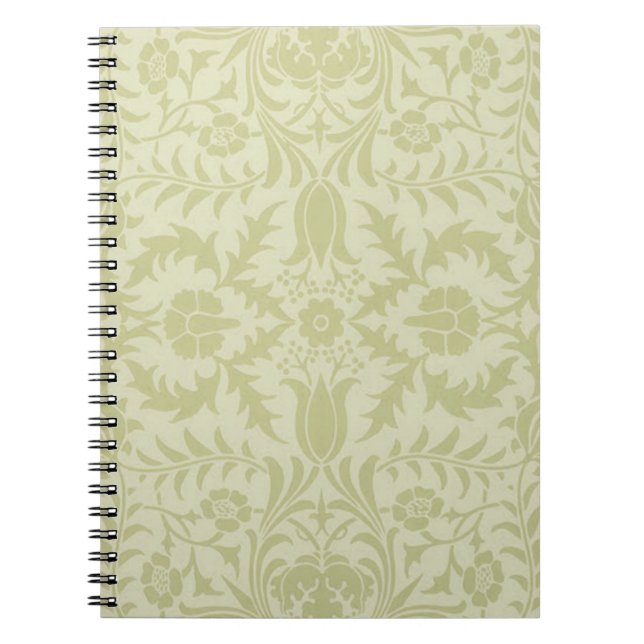 Carnet William Morris Borge Mariage Soft Green (Devant)