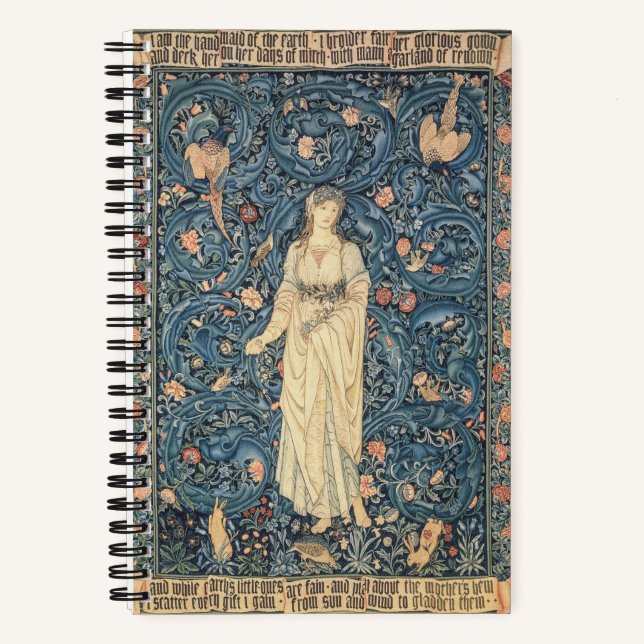 Carnet William Morris - Flora (Recto)