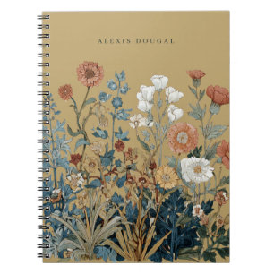 Carnet William Morris Floral Fleur Sauvage Vintage Person