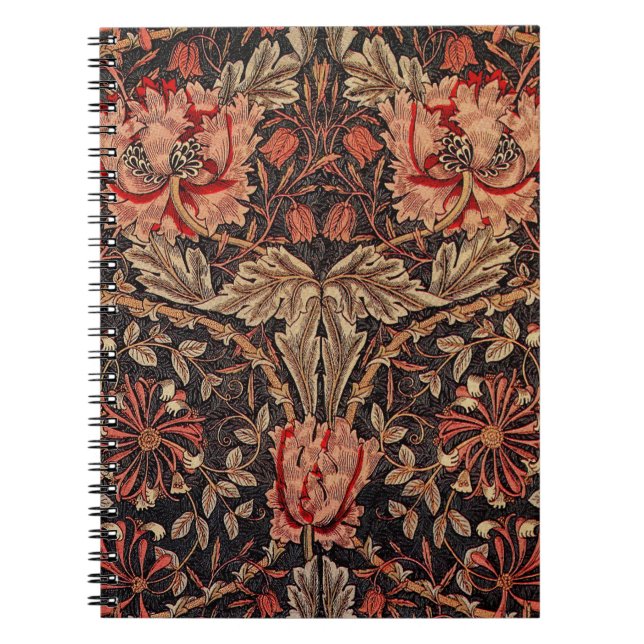 Carnet William Morris Honeysuckle Motif (Devant)