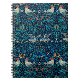 Carnet William Morris - Motif Fleurs et Oiseaux