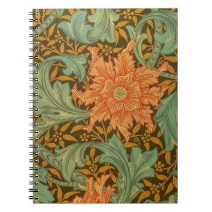 Carnet William Morris Motif monumental Art nouveau