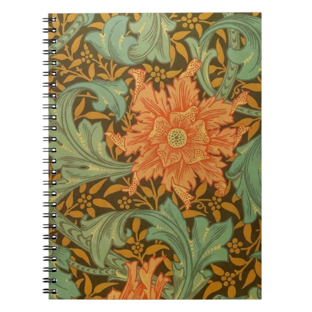 Carnet William Morris Motif monumental Art nouveau (Devant)