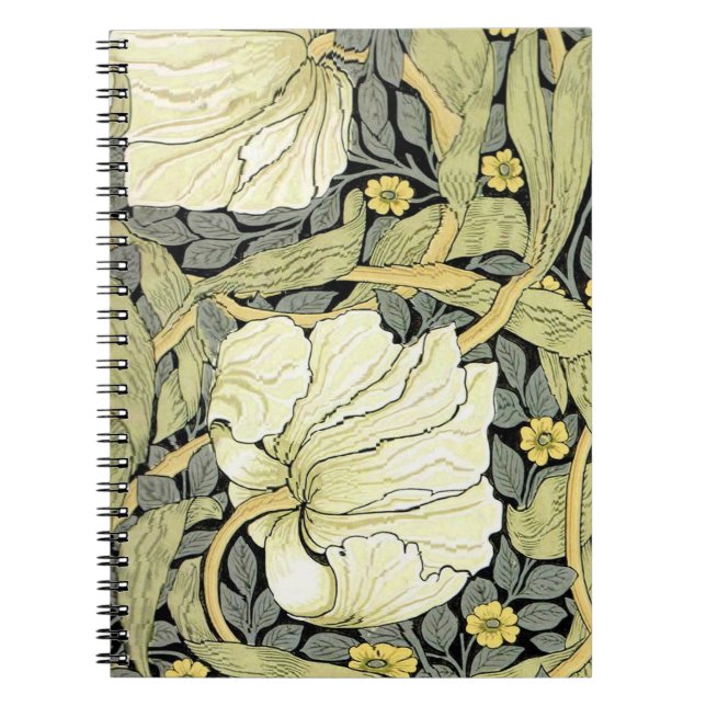Carnet William Morris Pimpernel Fond d'écran floral (Devant)