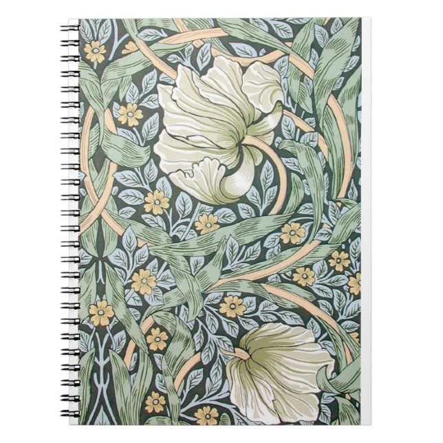 Carnet William Morris Pimpernel Fond d'écran floral (Devant)