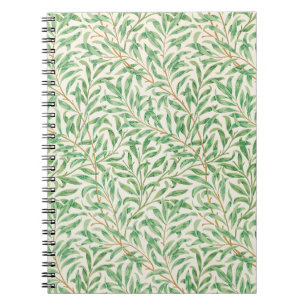 Carnet William Morris. Saumon. Verdure vintage