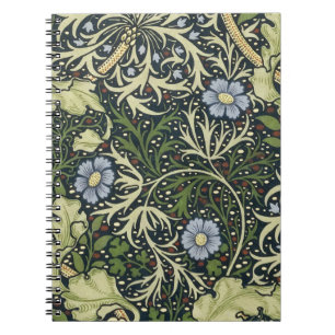Carnet William Morris Seaweed Motif Floral Art Vintage