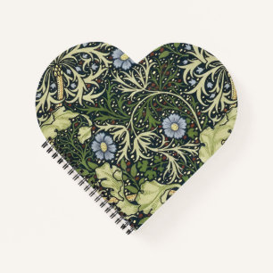 Carnet William Morris Seaweed Motif Floral Art Vintage