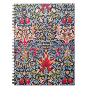 Carnet William Morris Snakeshead Floral Art Nouveau