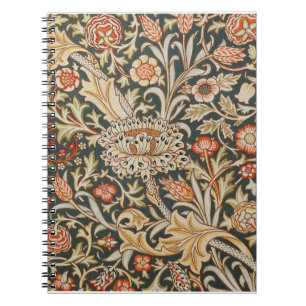 Carnet William Morris Trent Garden Flower Classic Botanic
