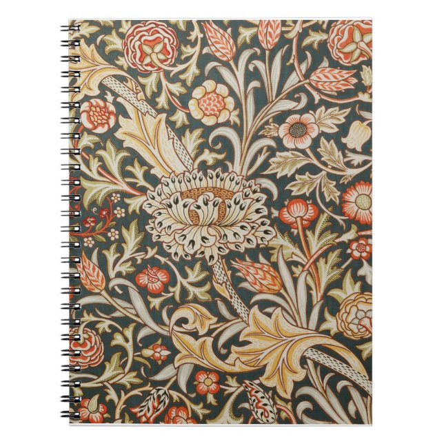 Carnet William Morris Trent Garden Flower Classic Botanic (Devant)