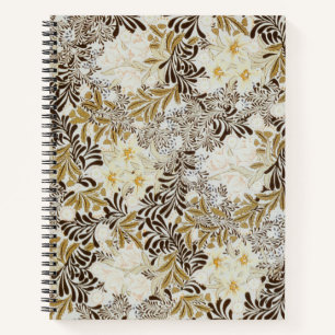 Carnet William Morris Vintage Hyacinthe Art Nouveau Flora