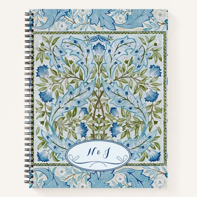 Carnet William Morris & Wilhelmina Style Prints (Devant)