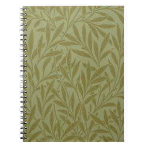 Carnet William Morris Willow Antique feuille florale