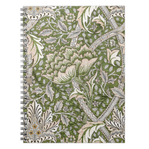 Carnet William Morris Windrush fleurs florales classique