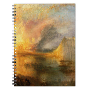 Carnet William Turner - L'incendie du Parlement