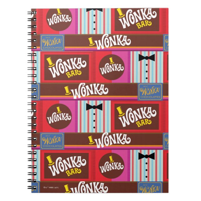 Carnet Willy Wonka Motif (Devant)