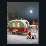 Carnet Winter Corgi Caravan Christmas Adventure<br><div class="desc">Laissez-vous tenter par la magie d'une nuit d'hiver enneigée alors qu'une caravane glisse gracieusement à travers le paysage illuminé par la lune. La beauté sereine de la neige scintillante et l'éclat enchanteur de la lune créent une scène captivante, promettant une aventure de Noël inoubliable remplie de chaleur, de joie et...</div>