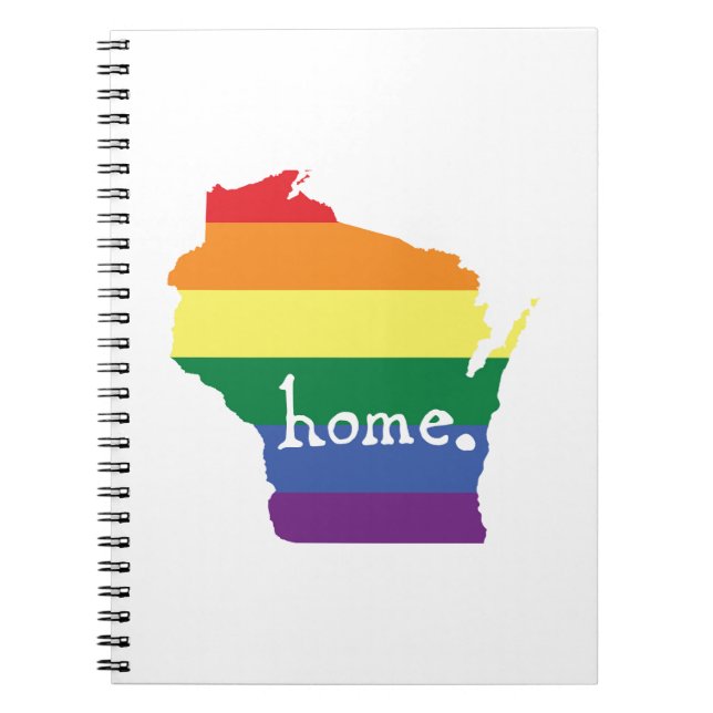 Carnet Wisconsin Gay Pride | Map of Home (Devant)