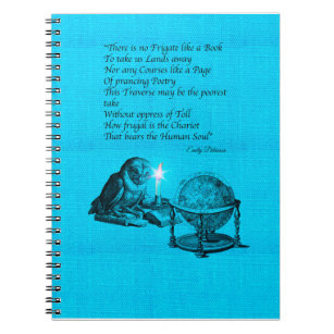 Carnet Wise Owl Book for Poetry Verse Stories Thoughts