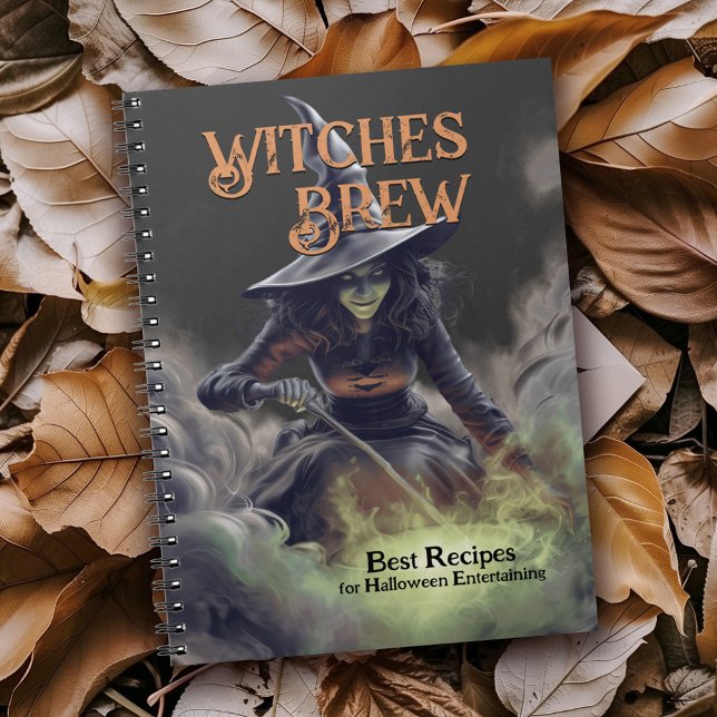 Carnet Witches Brew Meilleures recettes pour Halloween (Créateur téléchargé)
