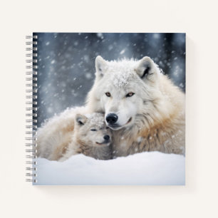 Carnet Wolf Animal sauvage Beauté Liberté Art sauvage