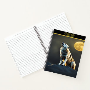 Carnet Wolf chante sous la lune brillante