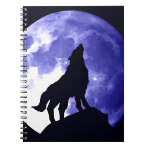 Carnet Wolf Silhouette & Pleine lune