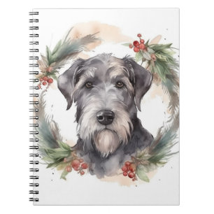 Carnet Wolfhound Festive Wreath