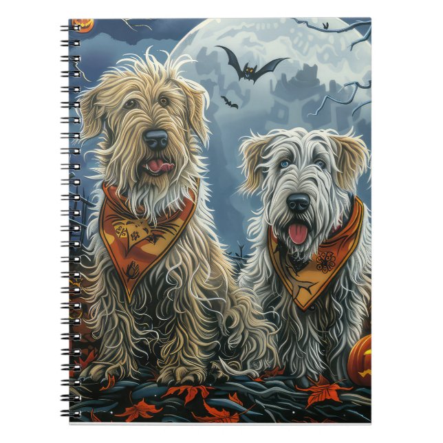Carnet Wolfhound Halloween Éffrayant (Devant)
