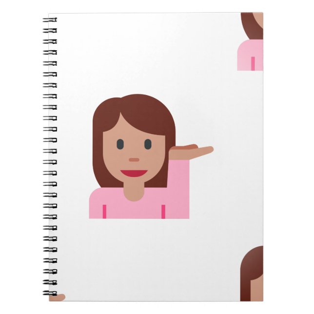 Carnet woman emoji (Devant)