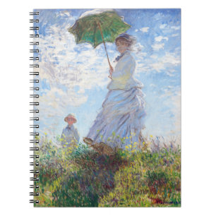 Carnet Woman with a Parasol by Claude Monet