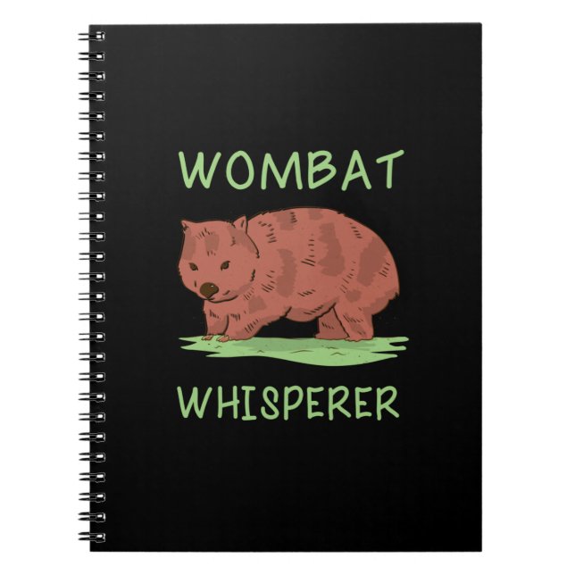 Carnet Wombat Whisperer (Devant)