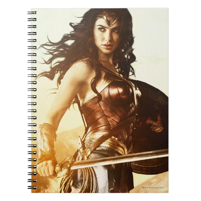 Carnet Wonder Woman Au coucher Du Soleil (Devant)