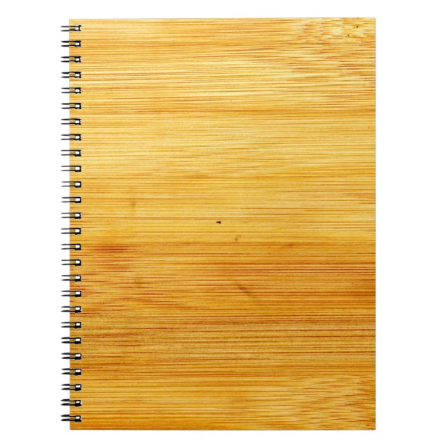 Carnet Wood bamboo background texture (Devant)