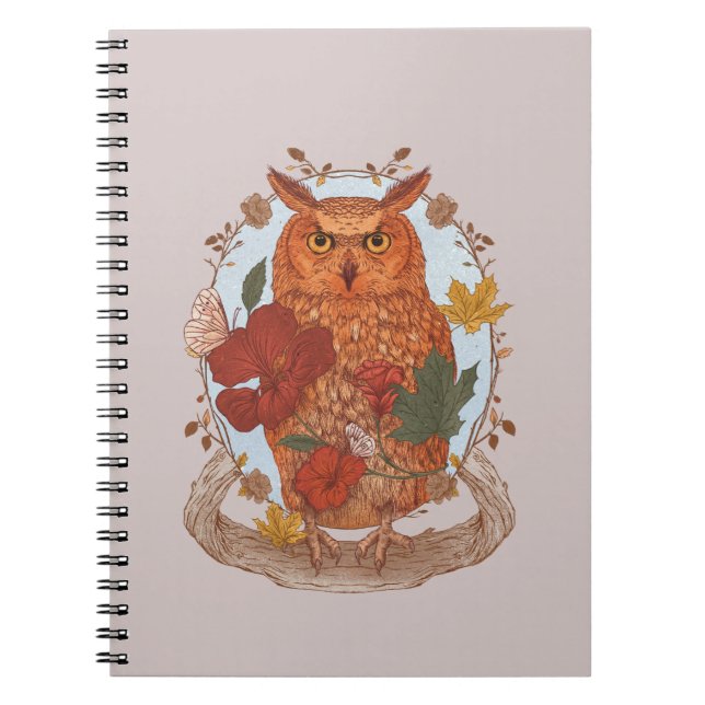 Carnet Woodland Owl Notebook (Devant)