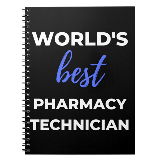 Carnet World's Best Pharmacy Technician (Devant)