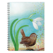 Wren Bird chante à l'aube Au printemps