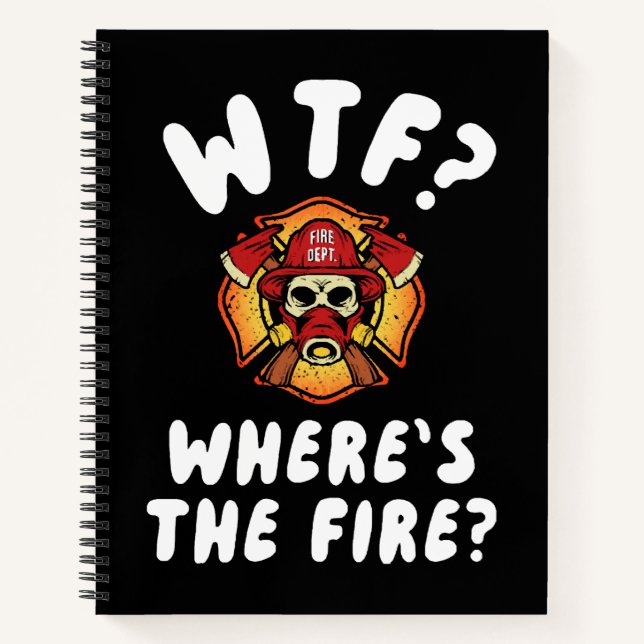 Carnet WTF Où est le pompier ? (Devant)