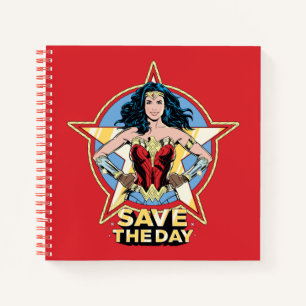 Carnet WW84   Save the Day Wonder Woman Retro Comic Art