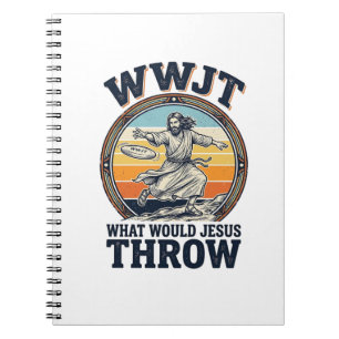Carnet WWJT Que jetterait Jésus T-shirt disque vintage_1