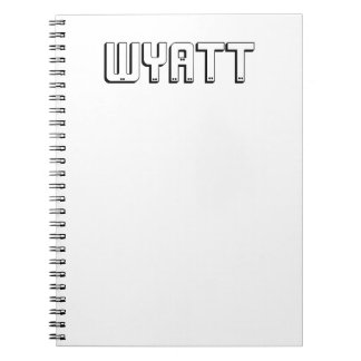 CARNET WYATT EN LETTRES CAPITALES,