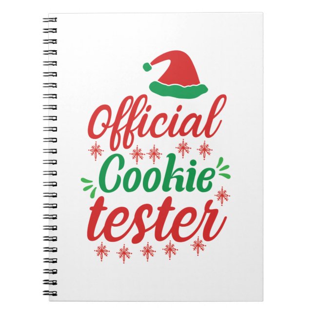 Carnet Xmas Art Official Cookie Tester (Devant)