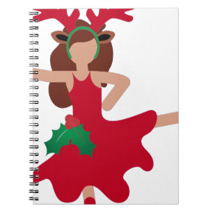 Carnet xmas flamenco danseur émoji