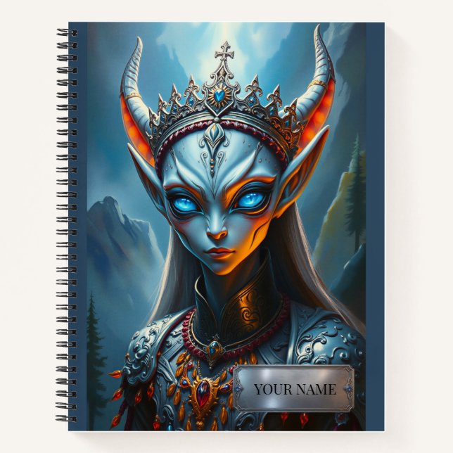 Carnet Xylanthia the Oracle - Personalized Dark Fantasy (Devant)