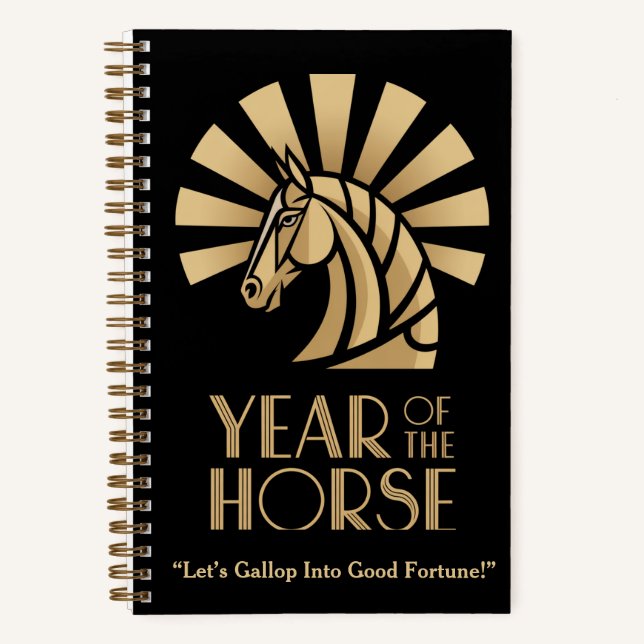 Carnet Year of the Horse Chinese Zodiac Notebook (Recto)