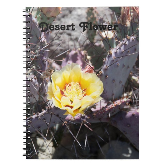 Carnet Yellow cactus (Devant)