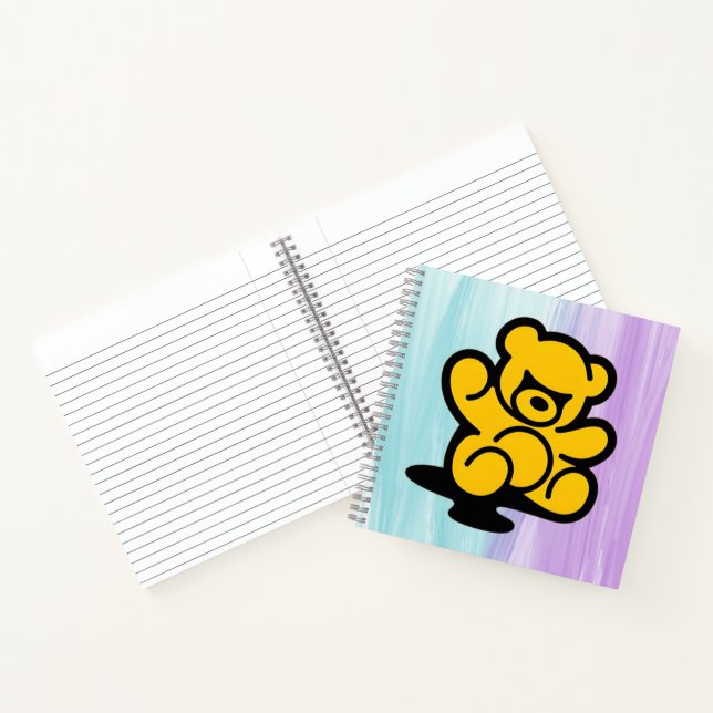 Carnet Yellow Teddy Trouble (Intérieur)